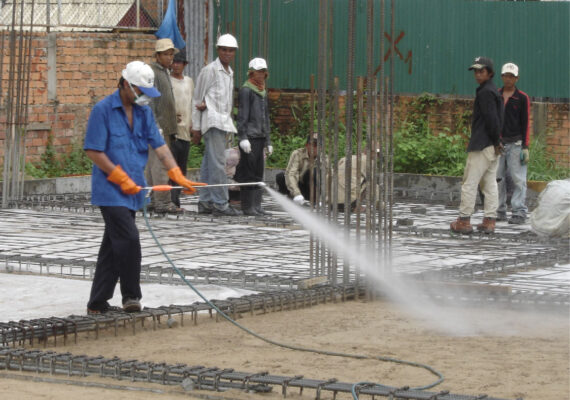 Pre and post construction soil treatment